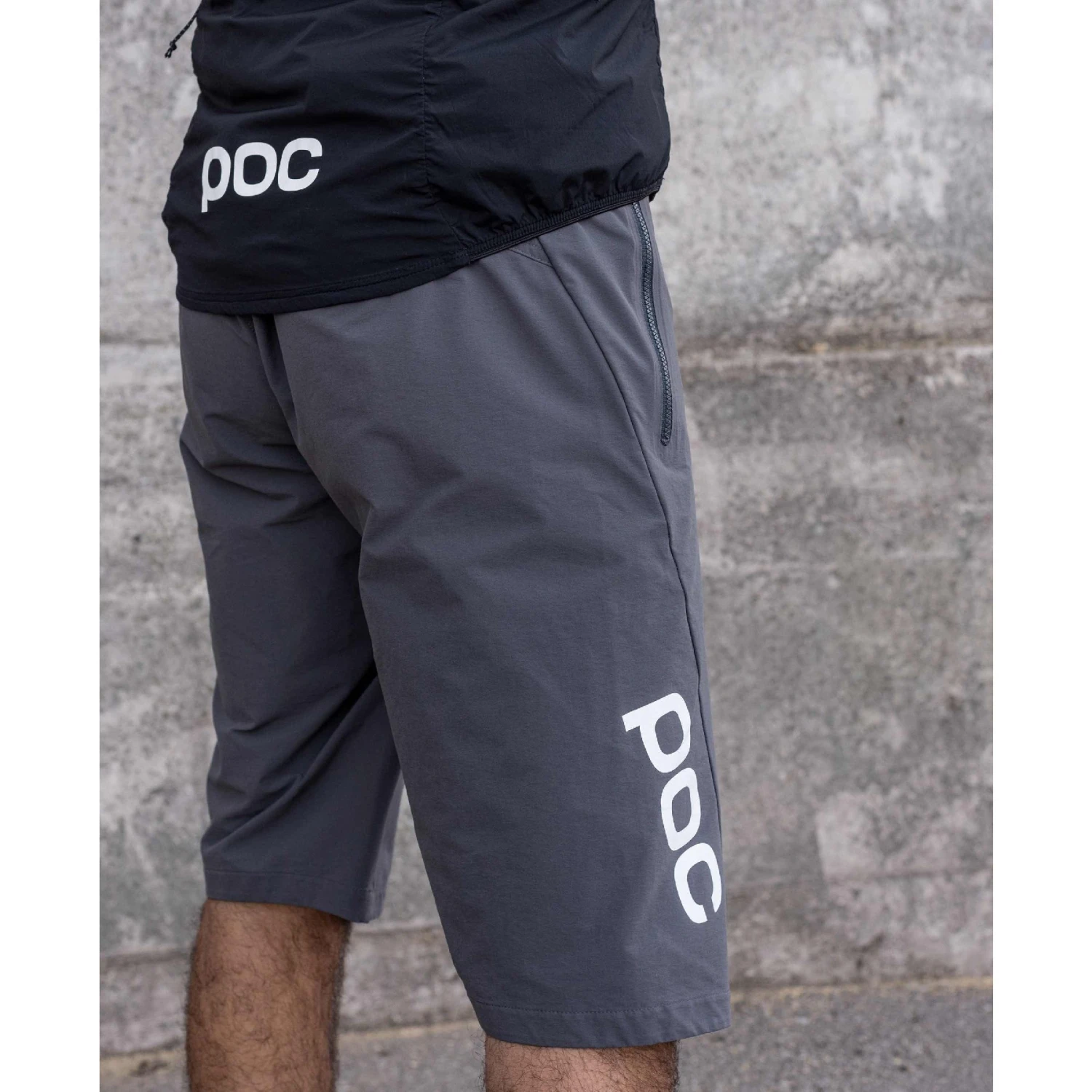 POC Essential Enduro Shorts - 1043 Sylvanite Grey 5 POC Essential Enduro Shorts - 1043 Sylvanite Grey - Image 5