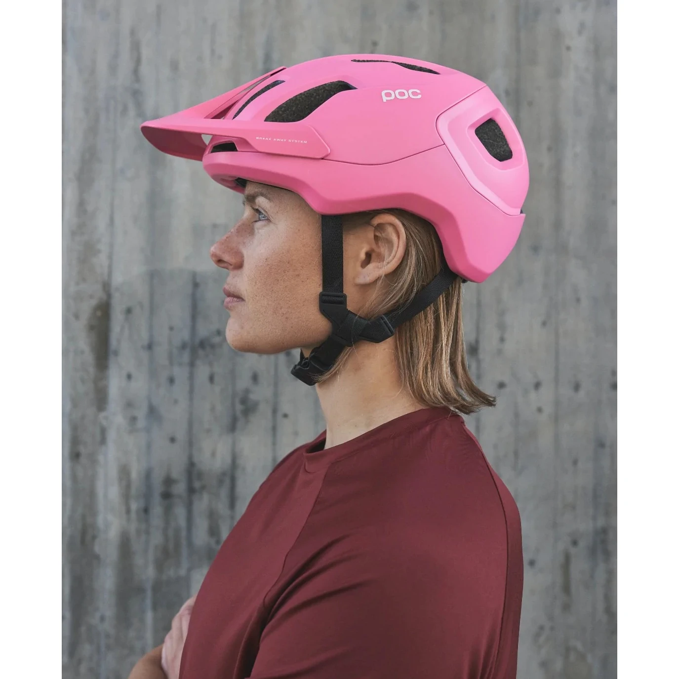 POC Axion Helmet - 1723 Actinium Pink Matt 6 POC Axion Helmet - 1723 Actinium Pink Matt - Image 6