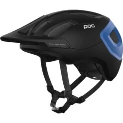 POC Axion Helmet - 8437 Uranium Black/opal Blue Metallic/matt