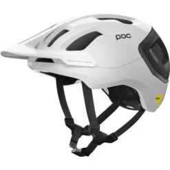POC Axion Race MIPS Helmet - 8347 Hydrogen White/uranium Black Matt