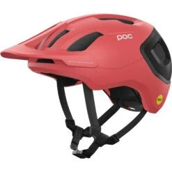 POC Axion Race MIPS Helmet - 8593 Ammolite Coral/Uranium Black Matt