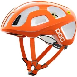 POC Octal MIPS Helmet - 1217 Fluorescent Orange Avip