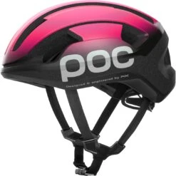 POC Omne Lite Helmet - 8635 Fluorescent Pink/Uranium Black