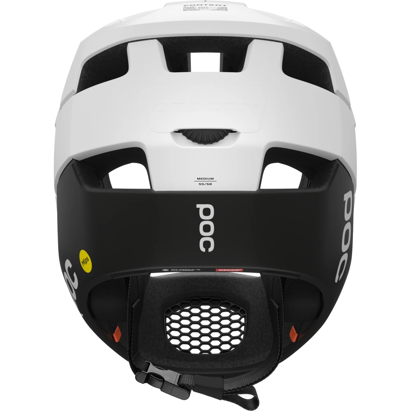 POC Otocon Race MIPS Helmet - 8347 Hydrogen White/uranium Black Matt 4 POC Otocon Race MIPS Helmet - 8347 Hydrogen White/uranium Black Matt - Image 4
