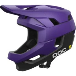 POC Otocon Race MIPS Helmet - 8442 Sapphire Purple/uranium Black Metallic/matt