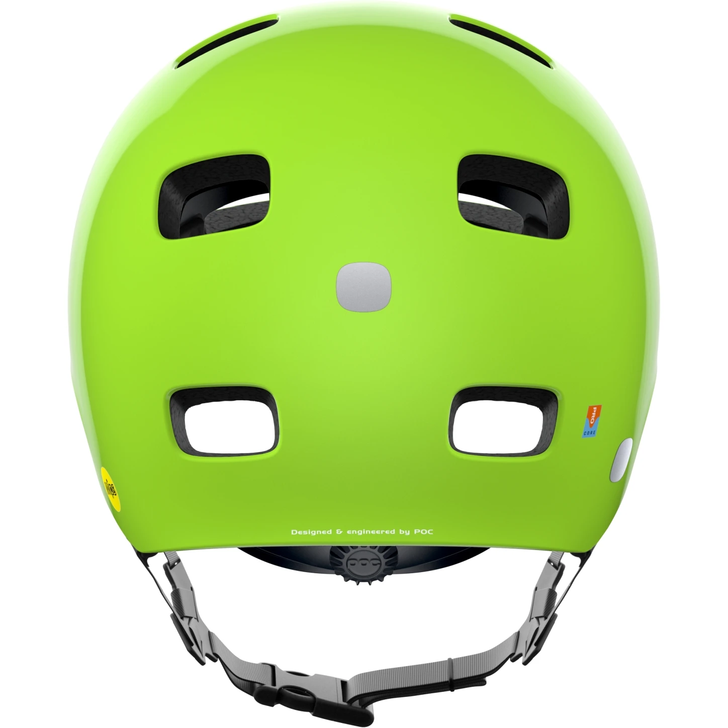 POC POCito Crane MIPS Kids Helmet - 8234 Fluorescent Yellow/Green 2023 2 POC POCito Crane MIPS Kids Helmet - 8234 Fluorescent Yellow/Green 2023 - Image 2