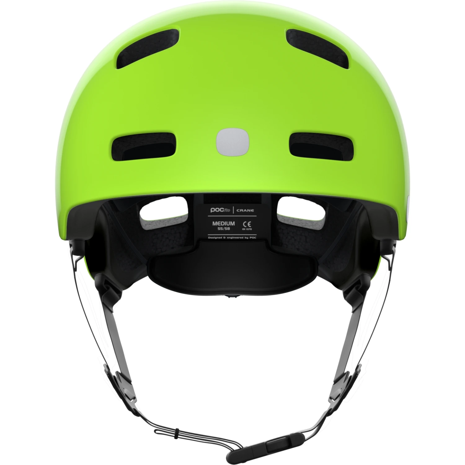 POC POCito Crane MIPS Kids Helmet - 8234 Fluorescent Yellow/Green 2023 4 POC POCito Crane MIPS Kids Helmet - 8234 Fluorescent Yellow/Green 2023 - Image 4