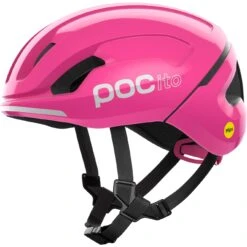 POC Pocito Omne MIPS Kids Helmet - 9085 Fluorescent Pink