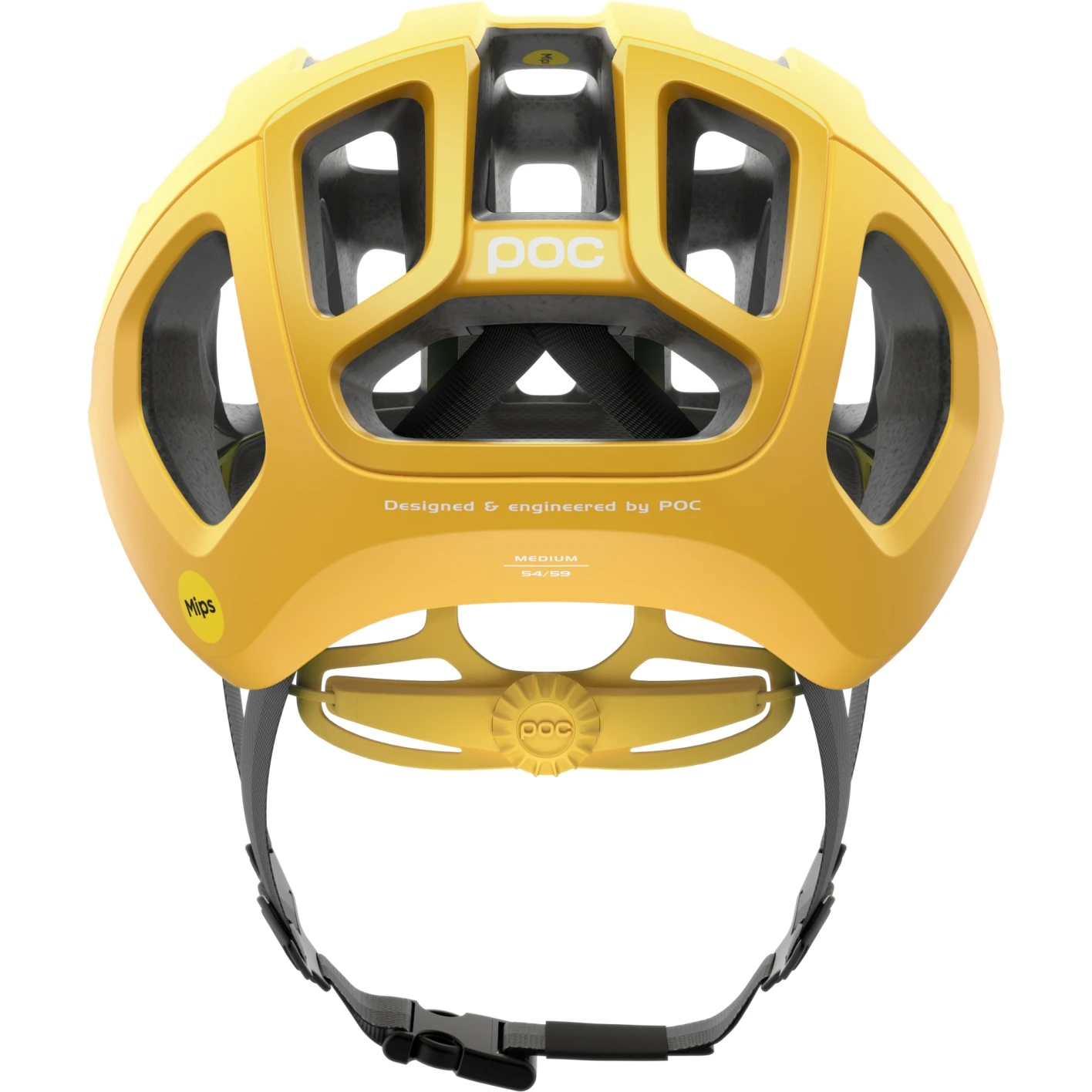 POC Ventral Air MIPS Helmet - 1331 Aventurine Yellow Matt 4 POC Ventral Air MIPS Helmet - 1331 Aventurine Yellow Matt - Image 4