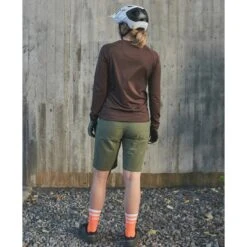 POC Women's Essential Enduro Shorts - 1460 Epidote Green -POC poc womens essential enduro shorts 1460 epidote green 4 3 1224204
