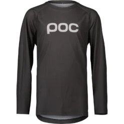 POC Youth's Essential MTB Long Sleeve Jersey - 1043 Sylvanite Grey